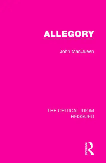 Buy Allegory (English, MacQueen John) — BookShops.in