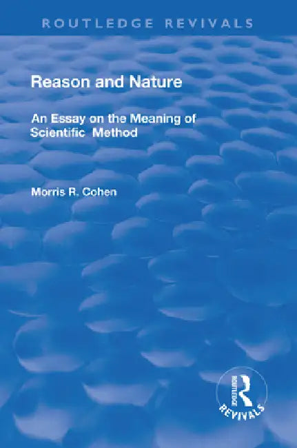 Buy Reason and Nature (English, Morris R. Cohen) — BookShops.in