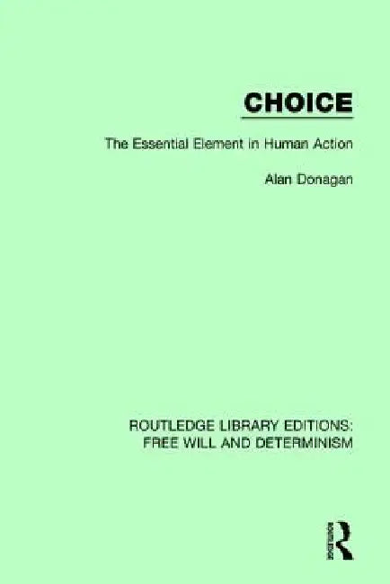 Buy Choice (English, Alan Donagan) — BookShops.in