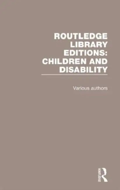 Buy Children and Disability (English) — BookShops.in