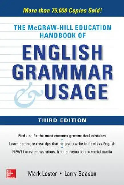 Buy McGraw-Hill Education Handbook of English Grammar & Usage (English, Mark Lester) — BookShops.in