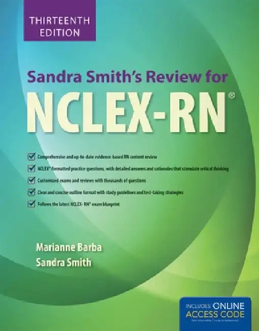 Buy Sandra Smith's Review for Nclex-Rn(r) (English, Marianne P. Barba | Sandra F. Smith) — BookShops.in