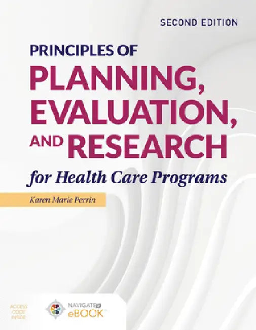 Buy Principles of Planning, Evaluation, and Research for Health Care Programs (English, Perrin) — BookShops.in