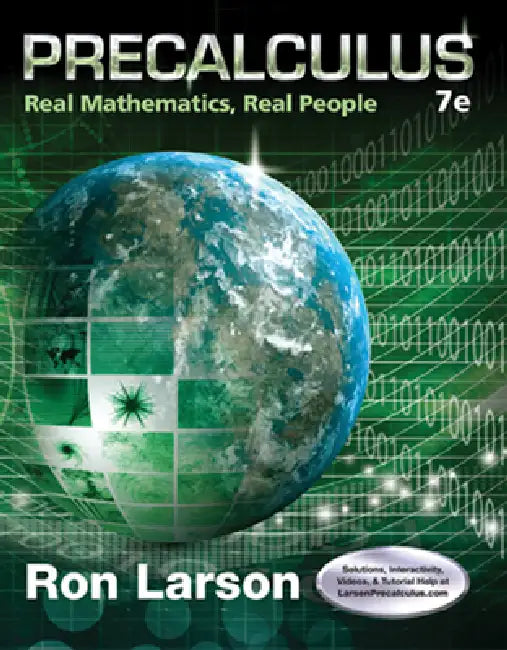 Buy Precalculus (English, Ron Larson) — BookShops.in