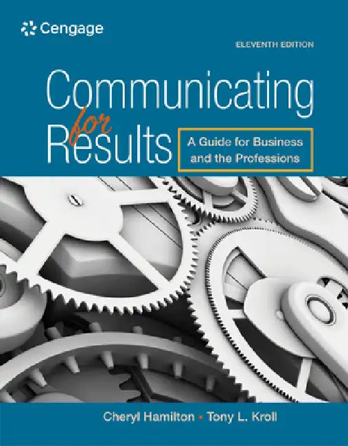 Buy Communicating for Results (English, Cheryl Hamilton) — BookShops.in