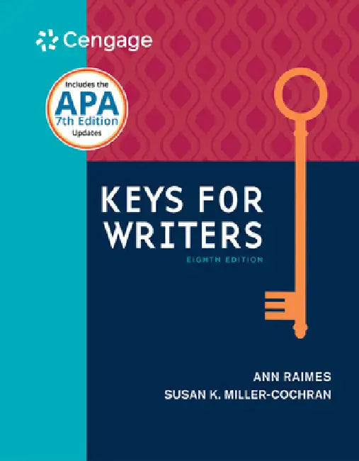 Buy Keys for Writers (W/ Mla9e & Apa7e Updates) (English, Ann Raimes | Susan Miller-Cochran) โ BookShops.in
