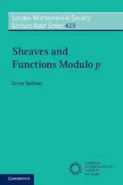 Buy Sheaves and Functions Modulo P (English, Lenny Taelman) — BookShops.in