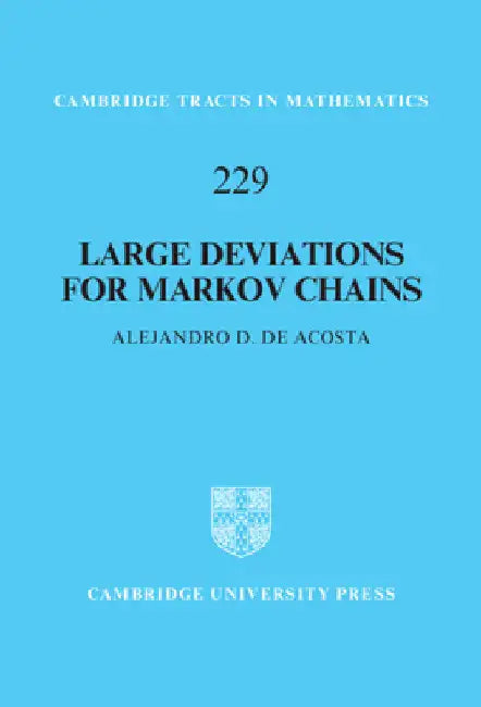Buy Large Deviations for Markov Chains (English, Alejandro D. de Acosta) — BookShops.in