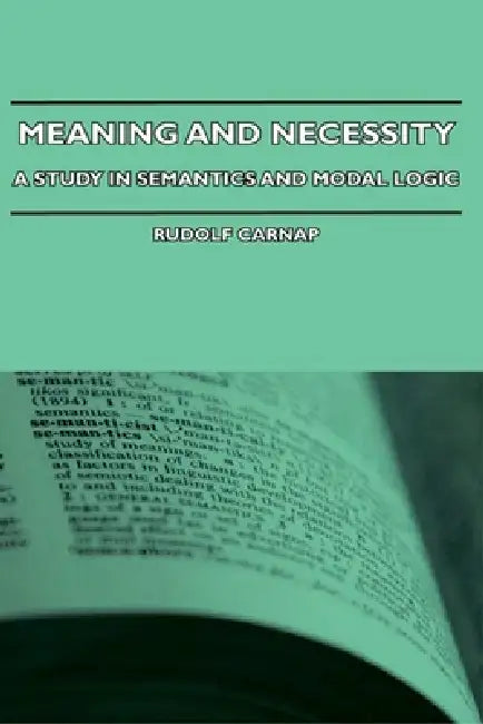 Buy Meaning and Necessity - A Study in Semantics and Modal Logic (English, Rudolf Carnap) — BookShops.in