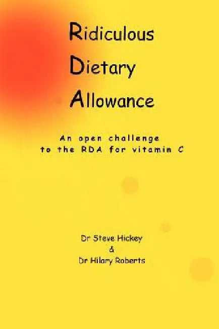 Buy Ridiculous Dietary Allowance (English, Steve Hickey | Hilary Roberts) — BookShops.in
