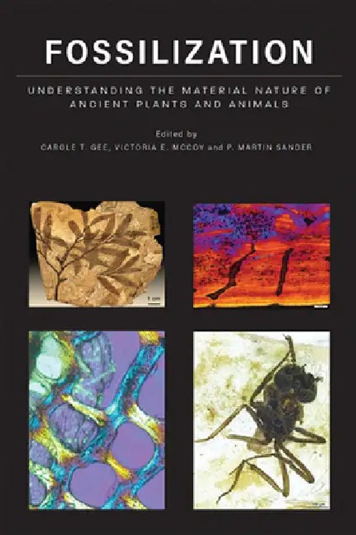 Fossilization by Carole T. Gee – Paleontology textbook cover view 2