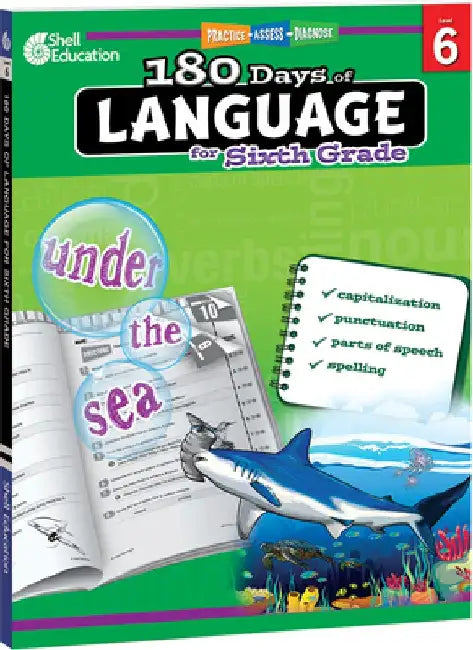Buy 180 Days of Language for Sixth Grade (Grade 6) (English, Suzanne Barchers) — BookShops.in