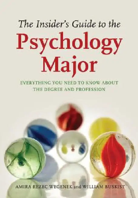 Buy The Insider's Guide to the Psychology Major (English, PhD Wegenek Amira A. | William Buskist) — BookShops.in