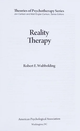 Buy Reality Therapy (English, Edd Wubbolding Robert E.) — BookShops.in