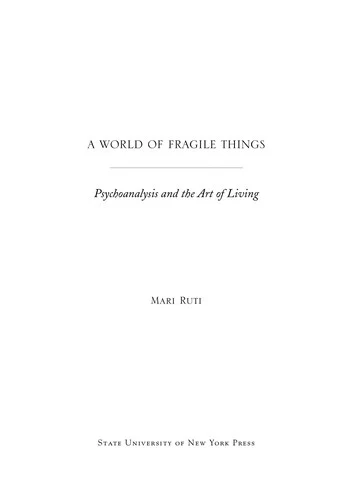 Buy A World of Fragile Things (English, Mari Ruti) — BookShops.in