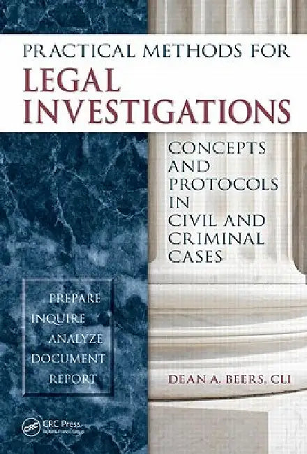 Buy Practical Methods for Legal Investigations (English, Beers) — BookShops.in