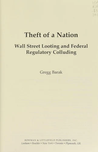 Buy Theft of a Nation (English, Gregg Barak) — BookShops.in