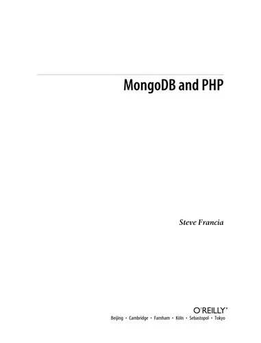 Buy MongoDB and PHP (English, Steve Francia) — BookShops.in