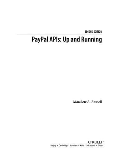 Buy Paypal Apis (English, Matthew A. Russell) — BookShops.in
