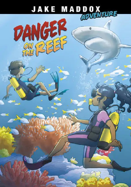 Buy Danger on the Reef (English, Jake Maddox | Giuliano Aloisi) — BookShops.in