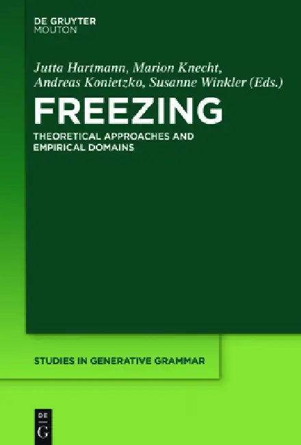 Buy Freezing (English, Jutta Hartmann | Marion Jäger | Andreas Kehl) — BookShops.in