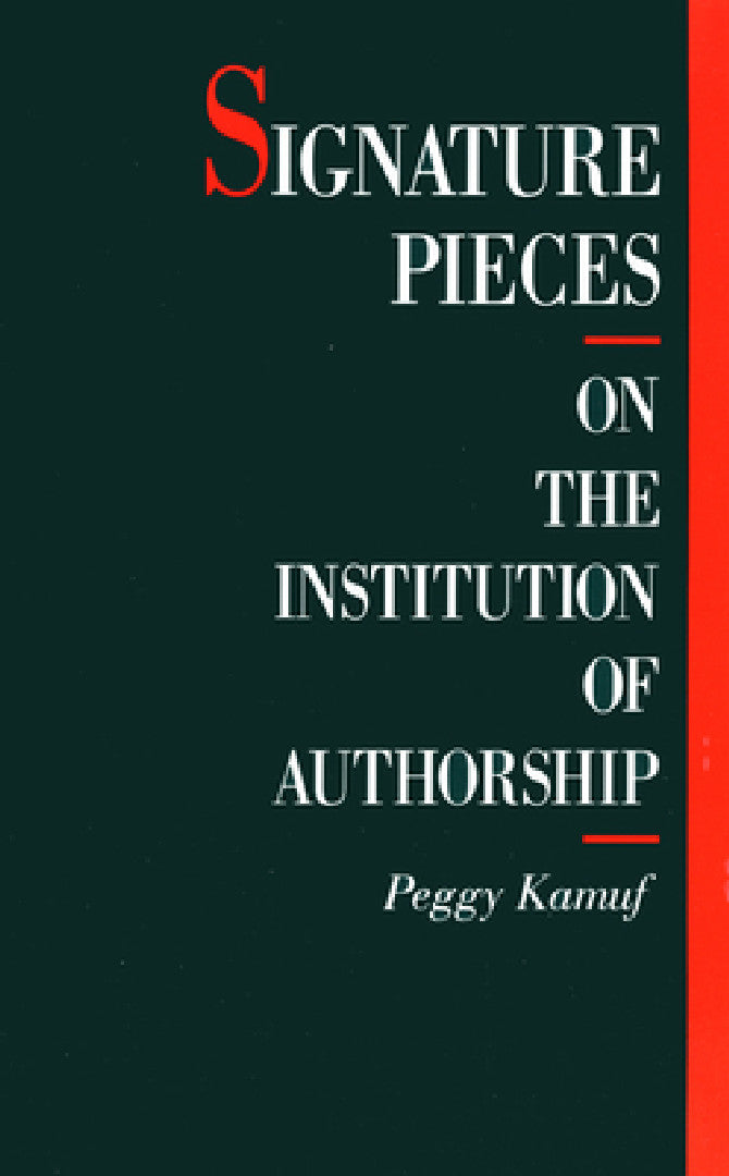 Buy Signature Pieces (English, Peggy Kamuf) โ BookShops.in