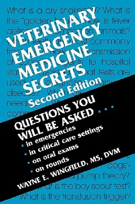 Buy Veterinary Emergency Medicine Secrets (English, Wayne E. Wingfield) — BookShops.in