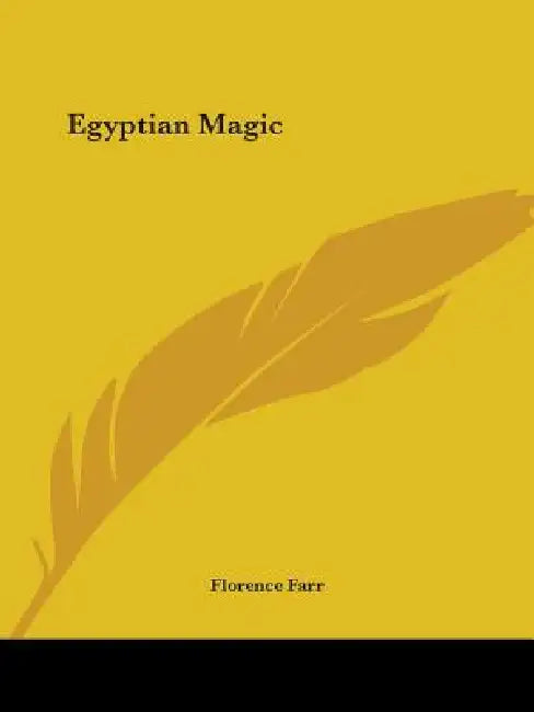Buy Egyptian Magic (English, Florence Farr) — BookShops.in