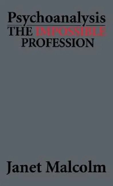 Buy Psychoanalysis (English, Janet Malcolm) — BookShops.in