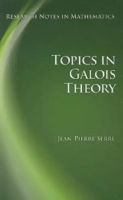 Buy Topics in Galois Theory (English, Jean-Pierre Serre) — BookShops.in