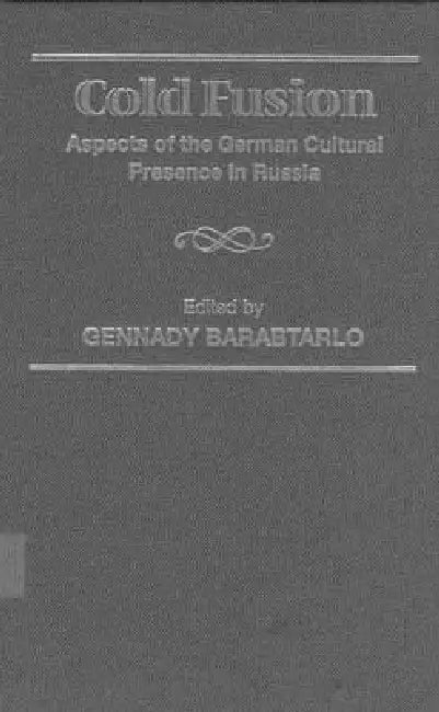 Buy Cold Fusion (English, Gennady Barabtarlo) — BookShops.in