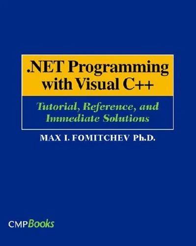 Buy .Net Programming with Visual C++ (English, Max Fomitchev) — BookShops.in