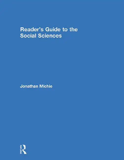 Buy Reader's Guide to the Social Sciences (English, Michie Jonathan) — BookShops.in