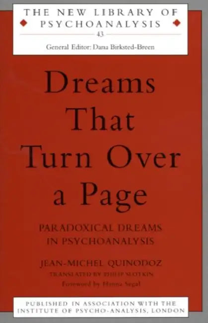 Buy Dreams That Turn Over a Page (English, Jean-Michel Quinodoz) — BookShops.in