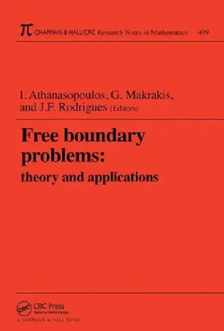Buy Free Boundary Problems (English, Ioannis Athanasopoulos | Jose Francisco Rodrigues | George Makrakis) — BookShops.in