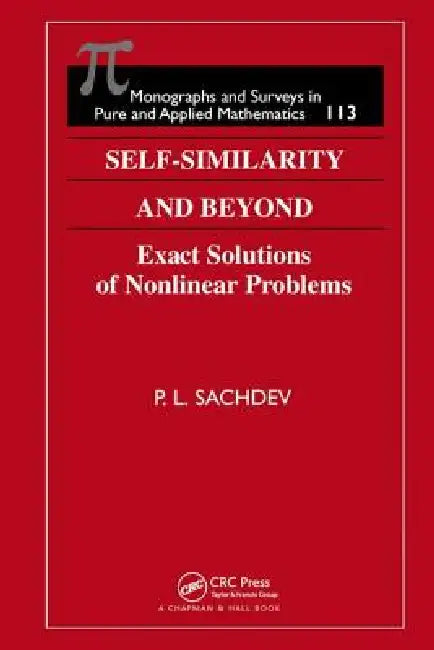 Buy Self-Similarity and Beyond (English, P. L. Sachdev) — BookShops.in