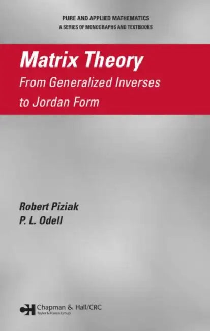 Buy Matrix Theory (English, Robert Piziak) โ BookShops.in