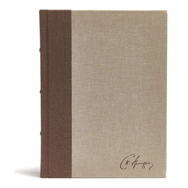 Buy CSB Spurgeon Study Bible, Brown/Tan Cloth Over Board (English, Csb Bibles by Holman) — BookShops.in