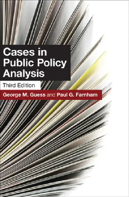 Buy Cases in Public Policy Analysis (English, George M. Guess | George M. Guess | Paul G. Farnham) — BookShops.in