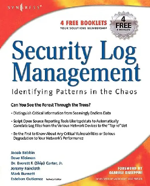 Buy Security Log Management (English, Jacob Babbin | Dave Kleiman | Jr. Carter Everett F.) — BookShops.in