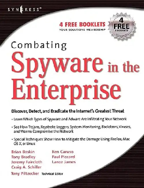 Buy Combating Spyware in the Enterprise (English, Brian Baskin | Paul Piccard | Tony Cissp Bradley) — BookShops.in
