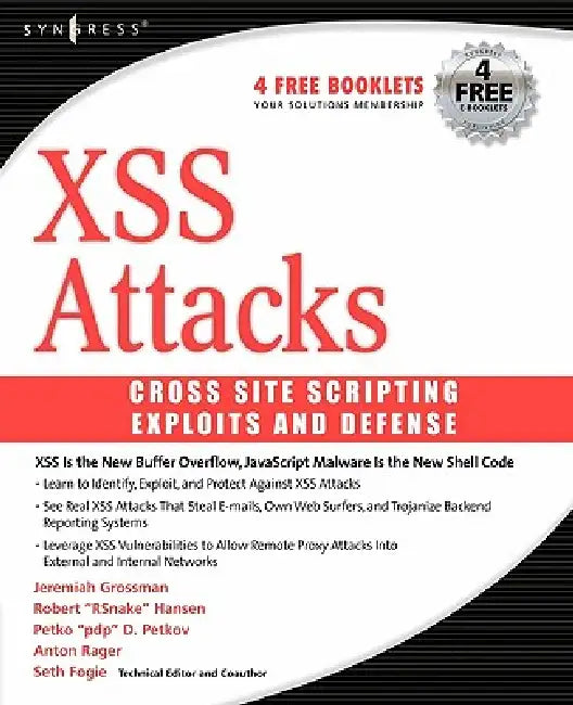 Buy Xss Attacks (English, Jeremiah Grossman | Robert Hansen | Petko Petkov) — BookShops.in