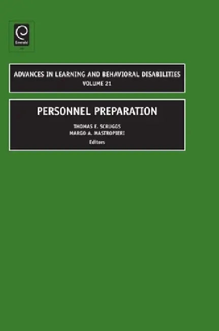 Buy Personnel Preparation (English, Thomas E. Scruggs) — BookShops.in
