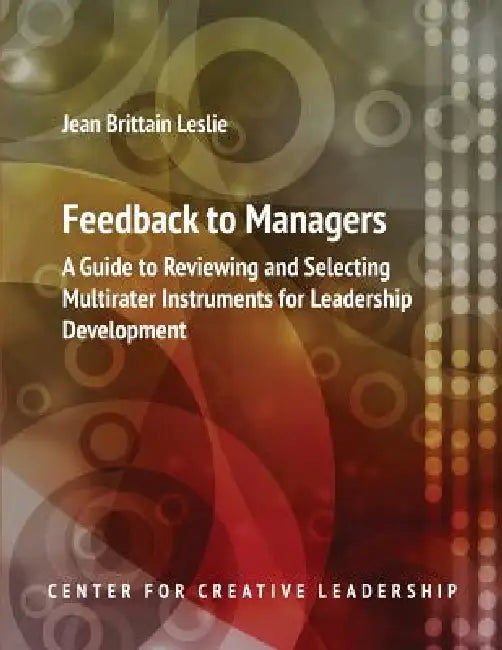 Buy Feedback to Managers (English, Jean Brittain Leslie | Jean Brittain Leslie) — BookShops.in