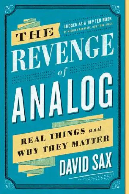 Buy The Revenge of Analog (English, David Sax) — BookShops.in