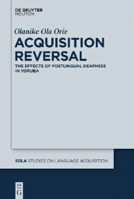 Buy Acquisition Reversal (English, Olanike Ola Orie) — BookShops.in