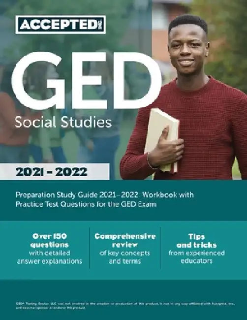 Buy GED Social Studies Preparation Study Guide 2021-2022 (English, Inc Accepted) β BookShops.in