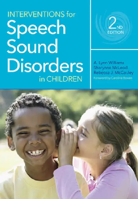 Buy Interventions for Speech Sound Disorders in Children (English, A. Lynn Williams | Sharynne McLeod | Alan Kamhi) โ BookShops.in