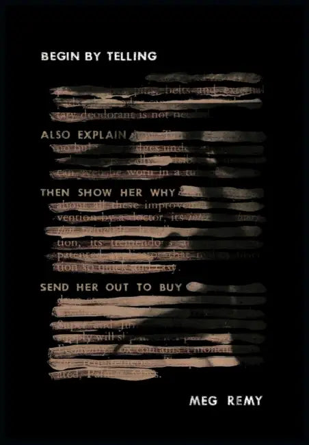 Buy Begin by Telling (English, Meg Remy) — BookShops.in