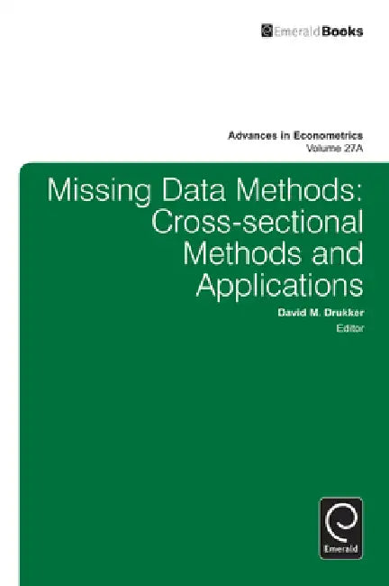 Buy Missing Data Methods (English, David M. Drukker) β BookShops.in